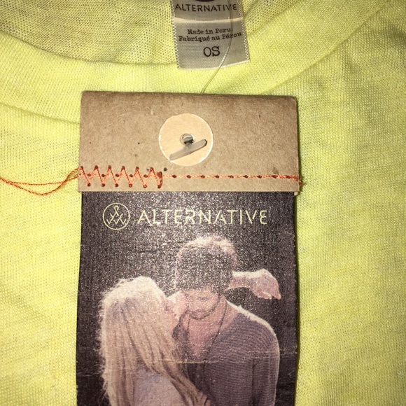 NWT Alternative Eco Gauze Baseball Tee - Picture 7 of 7